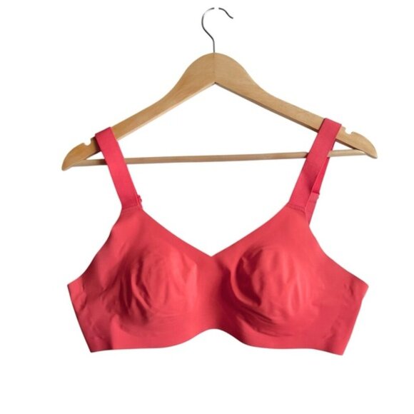 Knix Evolution Bra Wide Straps Size 3 Tangerine Padded - Picture 2 of 6